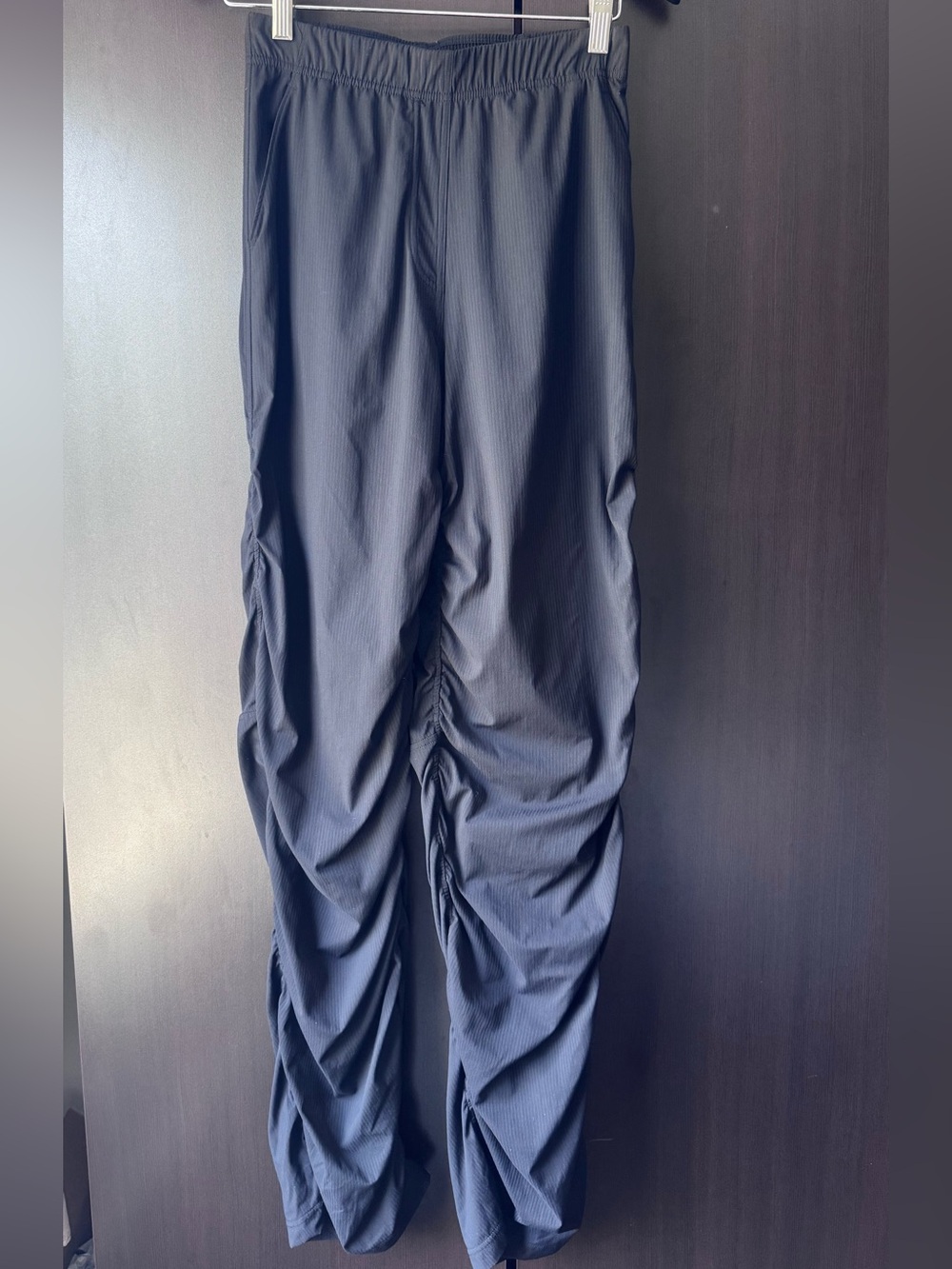 Lululemon Dance Studio Flared Ruched Pants Gray